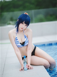 Momoko SunflowerGuaxi Sauce Vol.037 SSSS GRIDMAN Bao Duo Liu HuaXin Tiao Qian swimsuit(43)